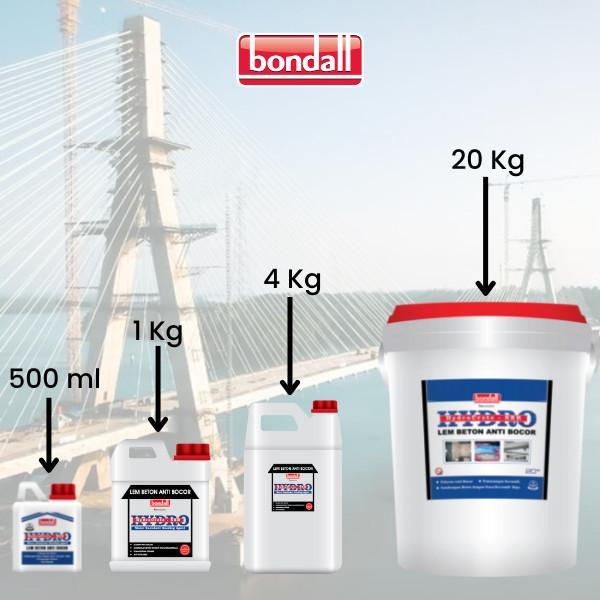 BONDALL HYDRO LEM BETON ANTI BOCOR 4KG Lem beton anti bocor Gratis Ongkir