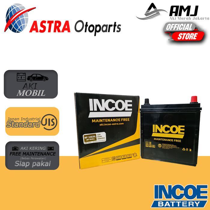 Incoe Mf Astra Aki Mobil Datsun Go Ns40L - 32Ah Aki Kering