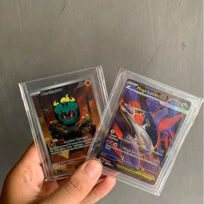MEGA LATIAS SR DAN MARSHEDOW AR KARTU POKEMON ORIGINAL IDN