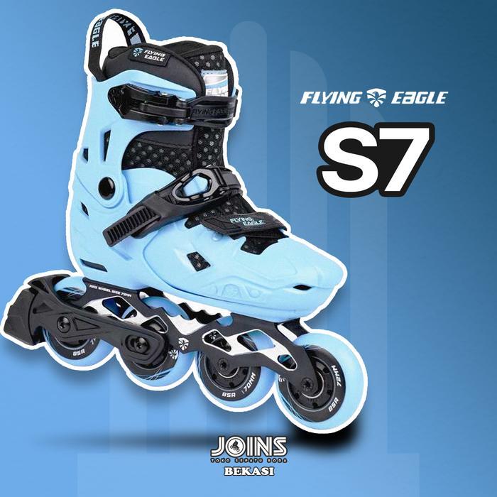 Sepatu Roda Inline Skate Anak Flying Eagle S7 Blue