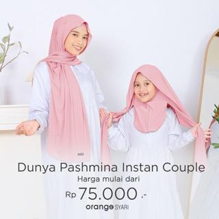 terlaris ORGhijab Hijab Couple Ibu dan Anak Dunya Pashmina Instan 100% ori