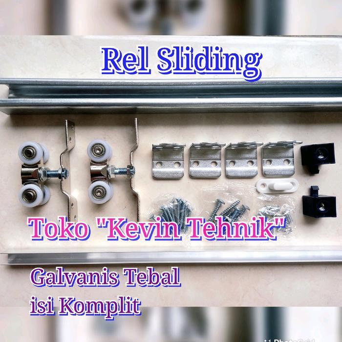 Premium Rel Sliding J3 180 Cm, Rel Pintu Geser, Rel Pintu Sliding 180 Cm Original