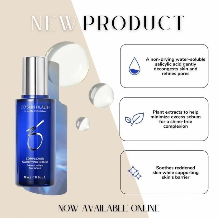 Obagi Complexion Clarifying Serum 50Ml (Zein Obagi) Salicylic Acid For Acne/Oily Skin
