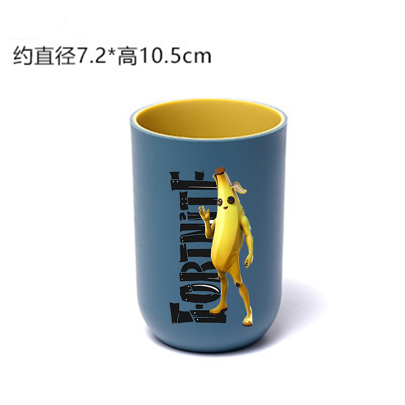 Fortnites Water Cup Toothbrush Cup Cartoon Anime Fortress Night Mouthwash Cup Children'S Water Cu