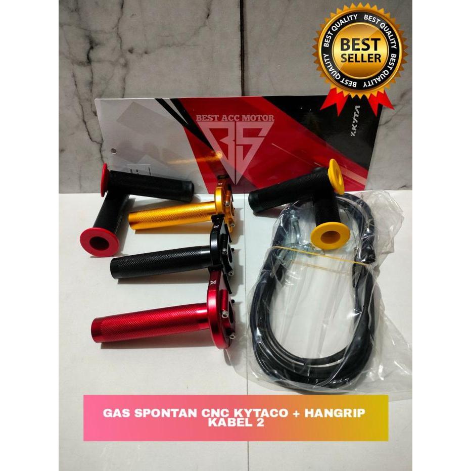 [Original] Gas Spontan Ktc Kytaco Kabel-2 Scoopy Beat Vario Aerox 155 Nmax Pcx 150 160 Gas Aktif Ktc