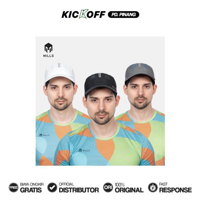 Topi Mills Tempo Running Cap A4 4073 100% Original