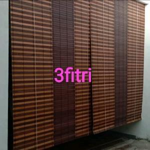 Terlaris Krey tirai dari kayu ramin Nestara Shop