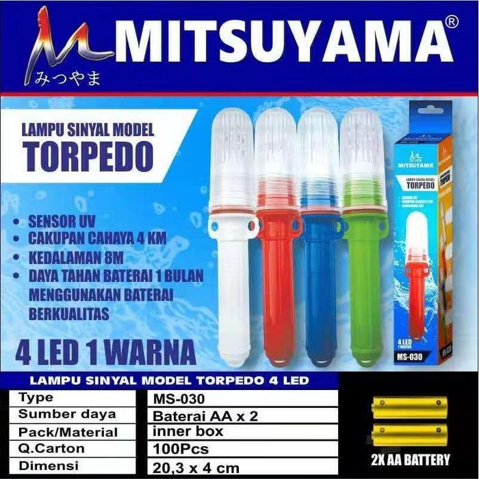 "New" Lampu Nelayan 1 Warna Lampu Sinyal Torpedo Mitsuyama MS-030