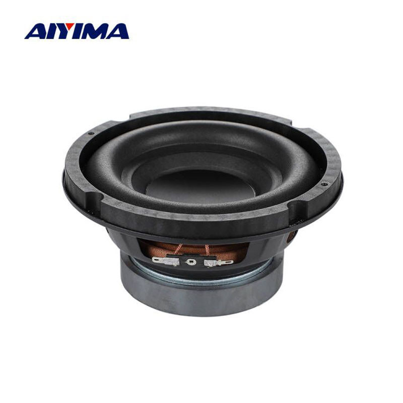 Aiyima 1Pcs 6.5 Inch 4 Ohm 40W Subwoofer Speakers Woofer Sound Audio Speaker Bass Hifi Music Home