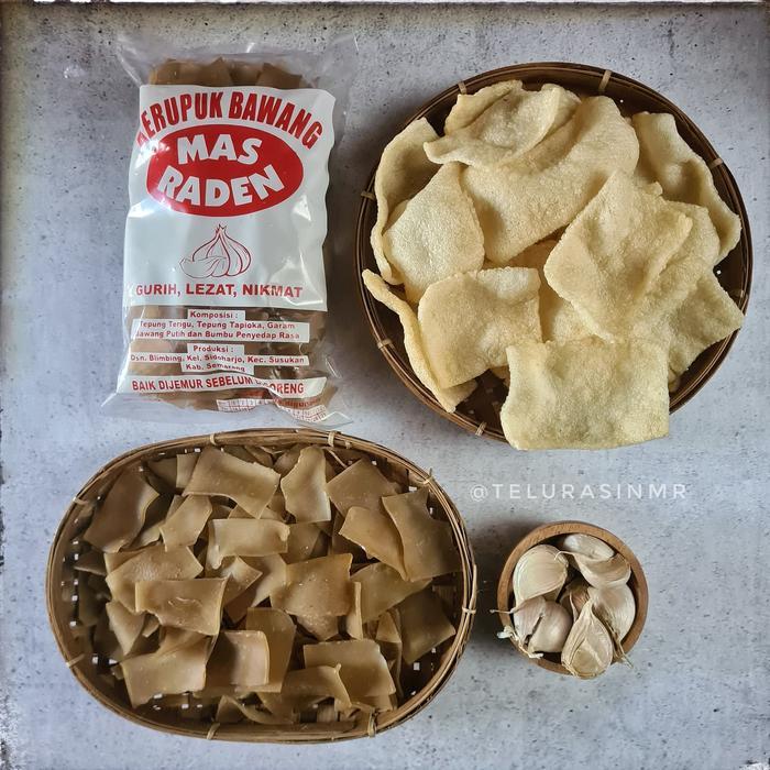 "New" KERUPUK BAWANG MAS RADEN 250gram