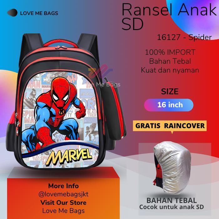 SIAPKIRIM LMB Tas Anak Perempuan Sekolah Anak SD Dan Jalan Jalan Ukuran 16in Kualitas Import Bahan