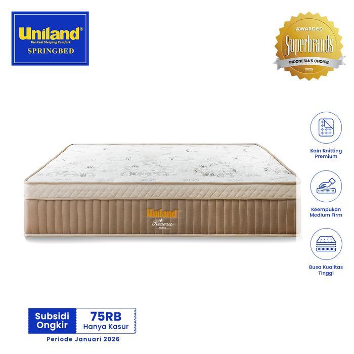 Uniland Springbed Rivera Emira Plushtop Hanya Kasur