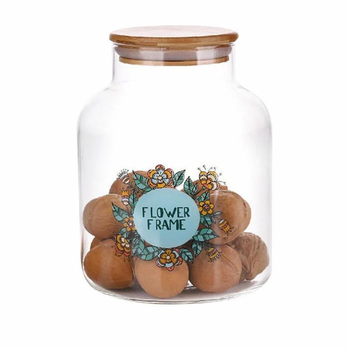 DELICIA FOOD STORAGE BOROSILICATE GLASS JAR TOPLES SIMPAN MAKANAN
