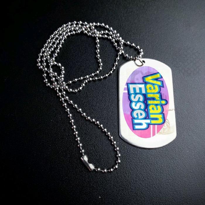 Kalung Titanium Costum Jr Esseh 1 Pak Anti Karat Populer