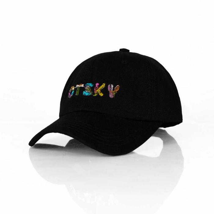 Otsky Topi Pria Polo Font Monster Black Premium