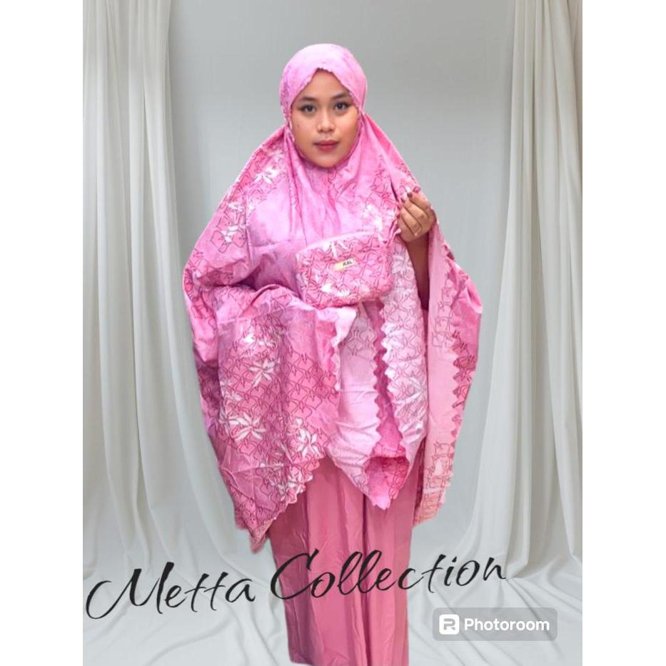 MUKENA KATUN DEWASA PREMIUM JUMBO MUKENA TRAVEL FREE SAJADAH MINI