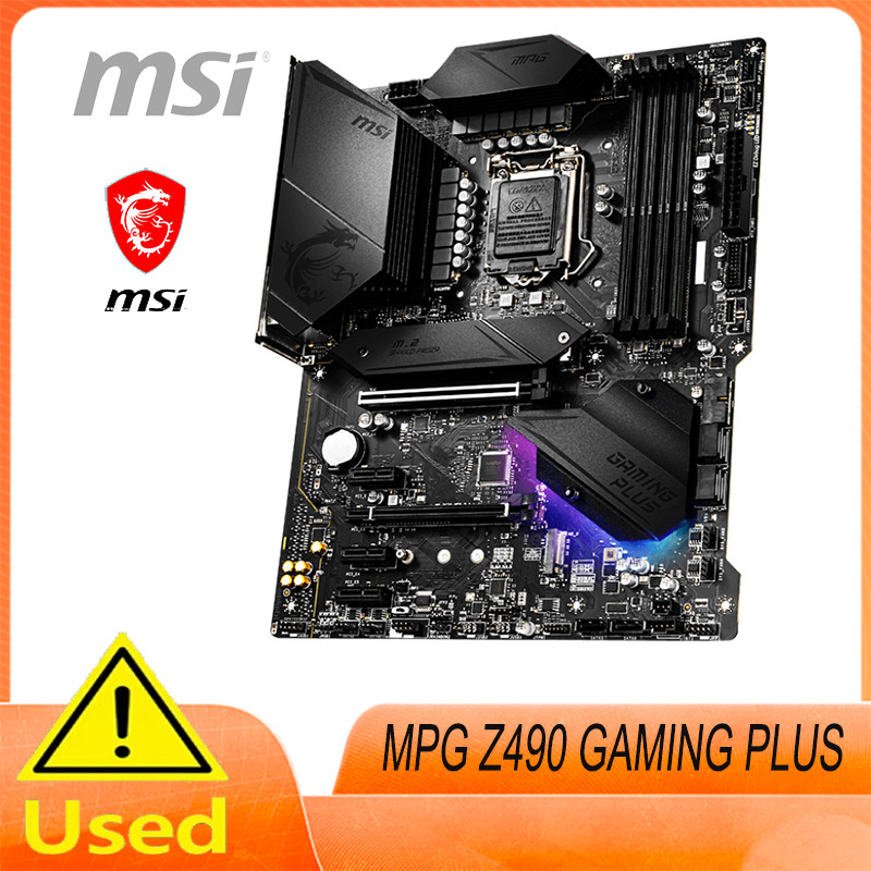 Msi Mpg Z490 Gaming Plus Lga 1200 Intel Z490 6Gb/S Atx Intel Motherboard
