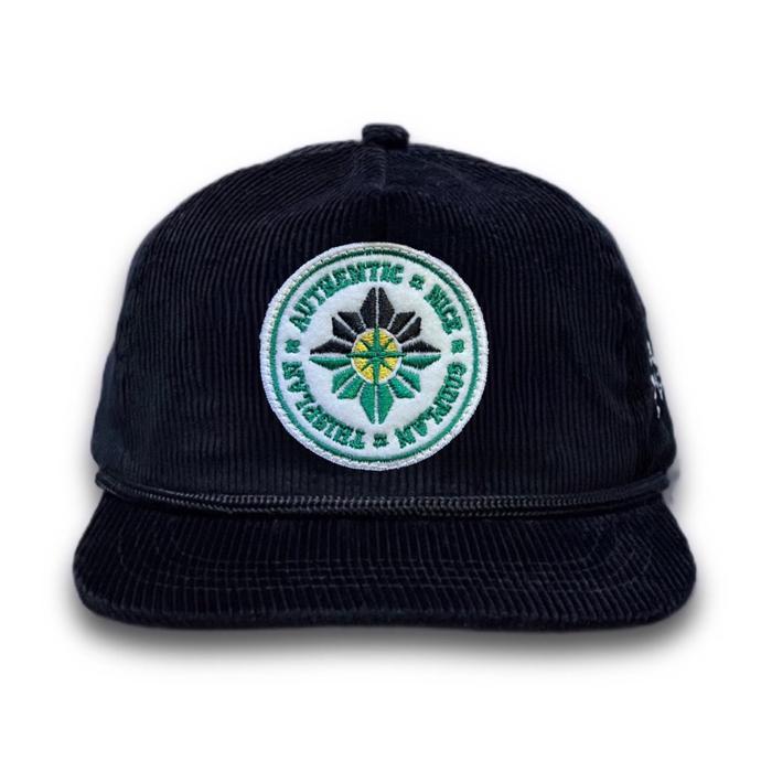 Topi Ropehat Corduroy Metafora Black Thisplan