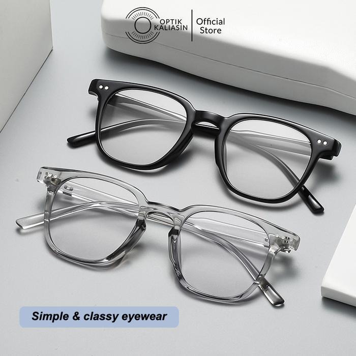 OPTIK KALIASIN - Frame Kacamata vintage pria wanita retro kotak bold tebal Iutto