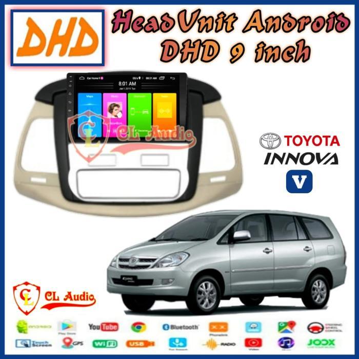 Head Unit Android 9 Inch Oem Innova 2005-2011 Type V Elektric Ac
