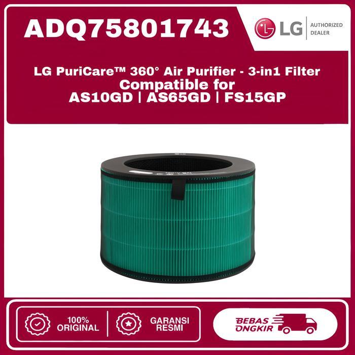 LG ADQ75801743 OEM Replacement Filter for AS10GD AS65GD FS15GP