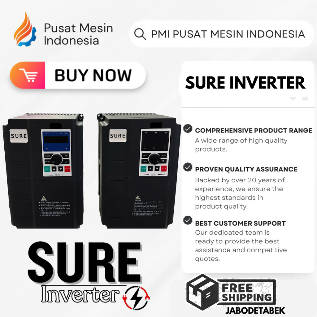 INVERTER 2.2 KW INPUT 1PHASE 220V OUTPUT 3PHASE 220V/ INVERTER SURE/ INVERTER INVT/ INVERTER/ INVERT