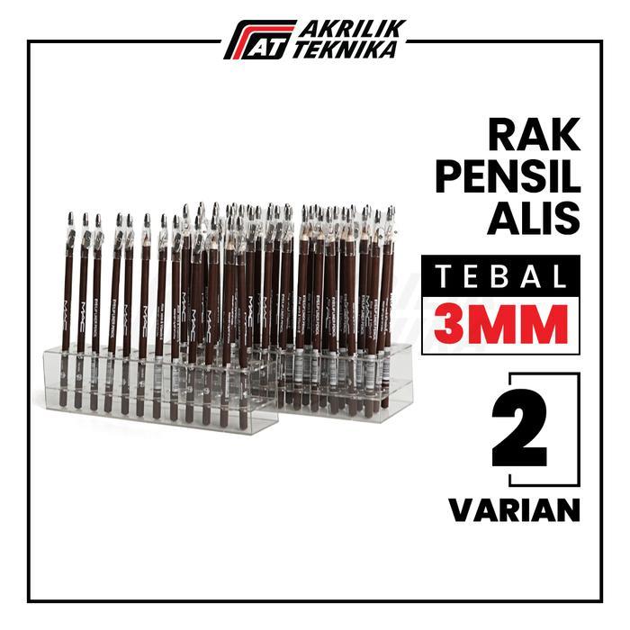 Rak Akrilik Pensil Alis / Acrylic Eyeliner Makeup / Rak Kuas Akrilik