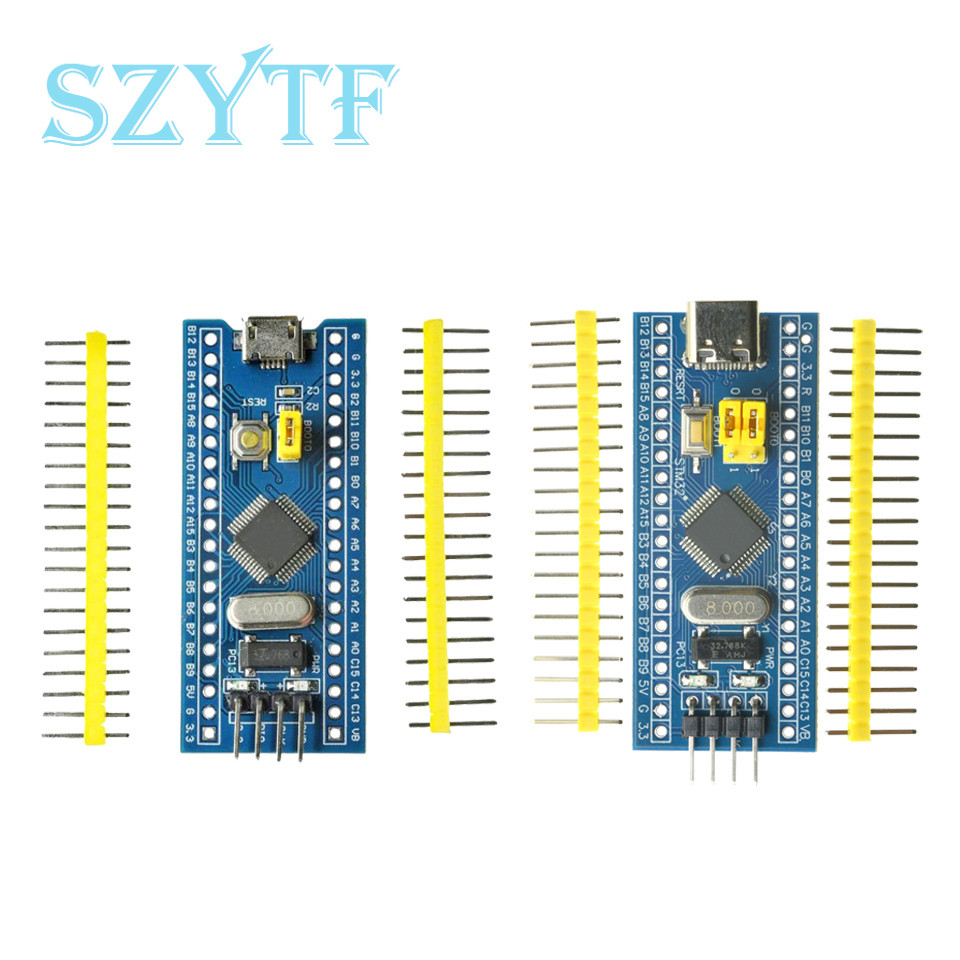 Stm32F103C8T6 Stm32F030C8T6 Apm32F103Cbt6 Arm Stm32 Micro Type-C System Development Board Ule