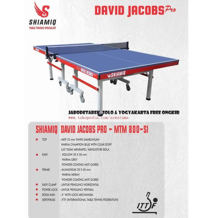 Meja Pingpong Tenis Meja SHIAMIQ David Jacobs Pro