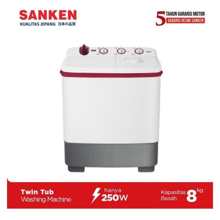 MESIN CUCI SANKEN TW-880NM 2 TABUNG TW 880NM