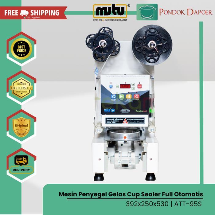 Mesin Cup Sealer Segel Gelas Otomatis Automatic Cup Sealer AUTATA ATT95S