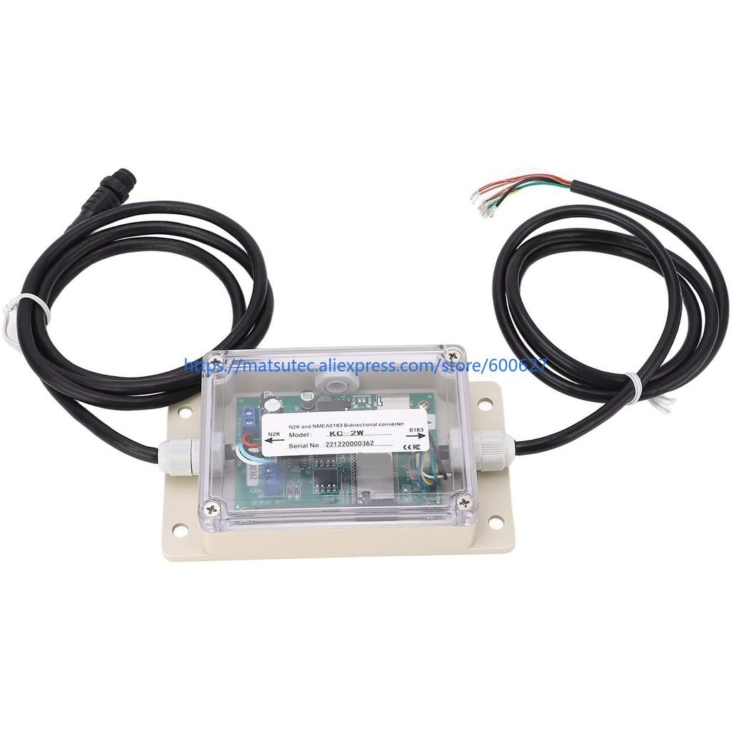 Diskon NMEA 0183 ‑ 2000 Converter, Bi Direction Converter Module NMEA2000 and NMEA0183 KC‑2W IPX67 W