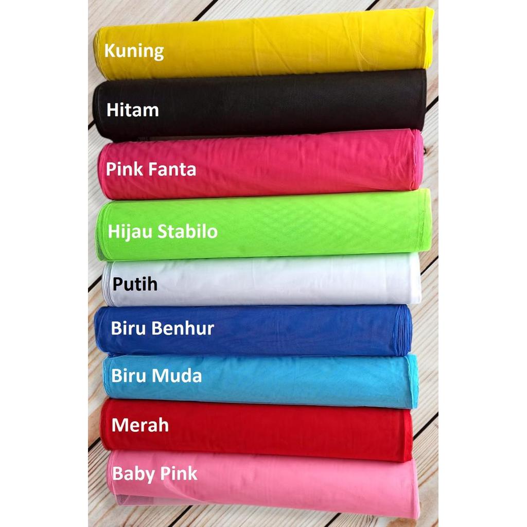 Bahan Jala Kain Jaring-Lapisan Dalam-Tas-Dompet-Meteran-Net
