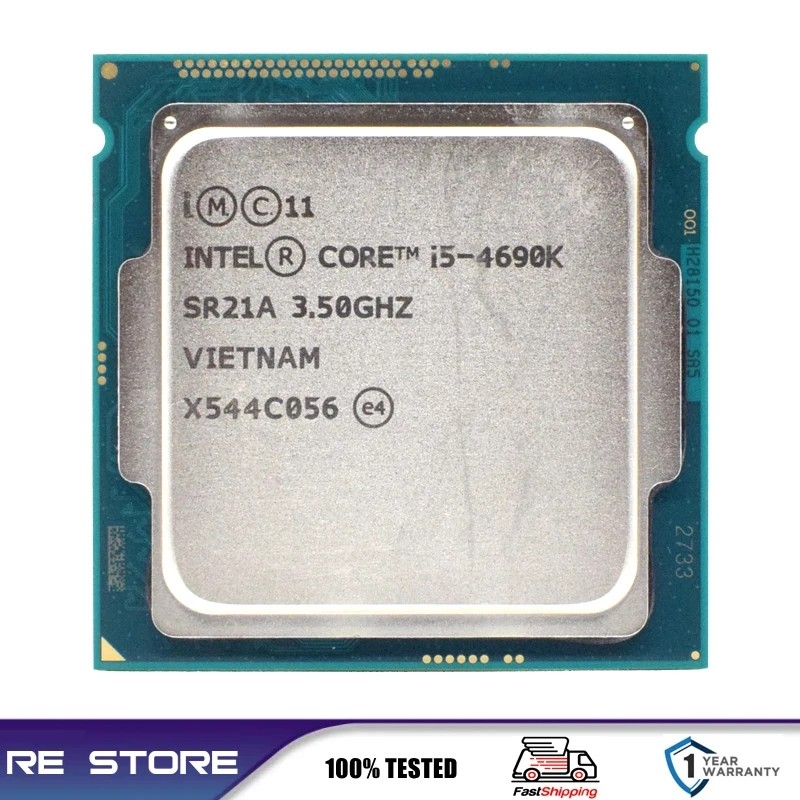 Intel Core i5 4690K 3.5GHz 4-Core LGA 1150 cpu processor