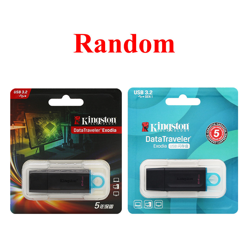 Kingston USB Flash Drive 32GB 64GB 128GB 256GB USB 3.2 Gen 1 Pen Drive DTX Flash Pendrive for