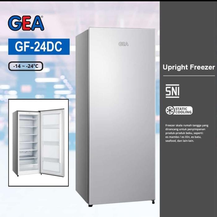 Kulkas Freezer Gea GF-24DC Up Right Freezer 6 Rak