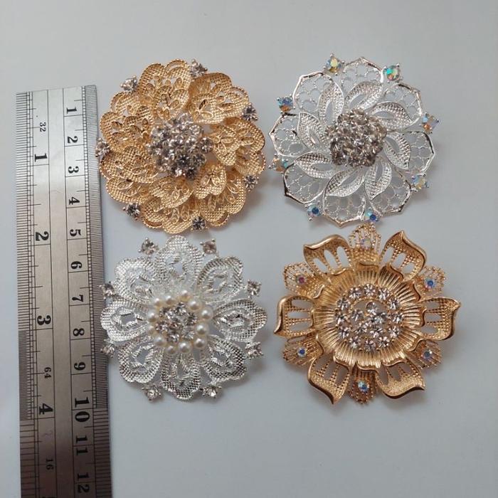 Bross Dada Model Bunga / Bros Kerudung / Bros Kebaya Clips