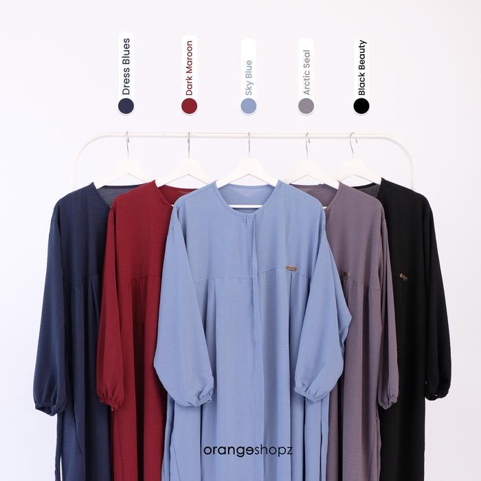 Gamis Panjang Wanita Crinkle Airflow Premium Azela Dress