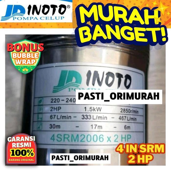 Submersible Pump Inoto 2HP 2 HP + Control Box Pompa Satelit Inoto 4" 4in 4 in 4 SRM pompa SRM sawah