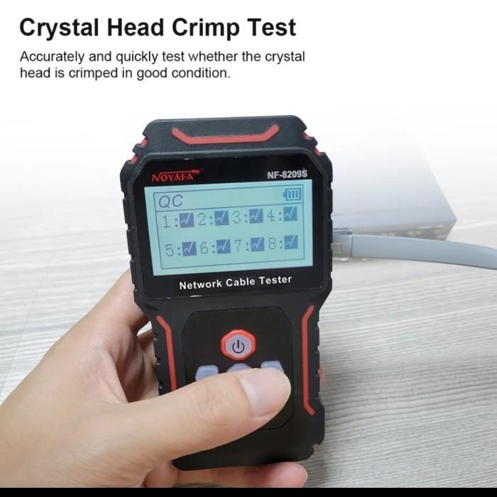 NOYAFA NF 8209S / NF 8209 LAN TESTER POE WIRE TRACKER display upgrade - SBS