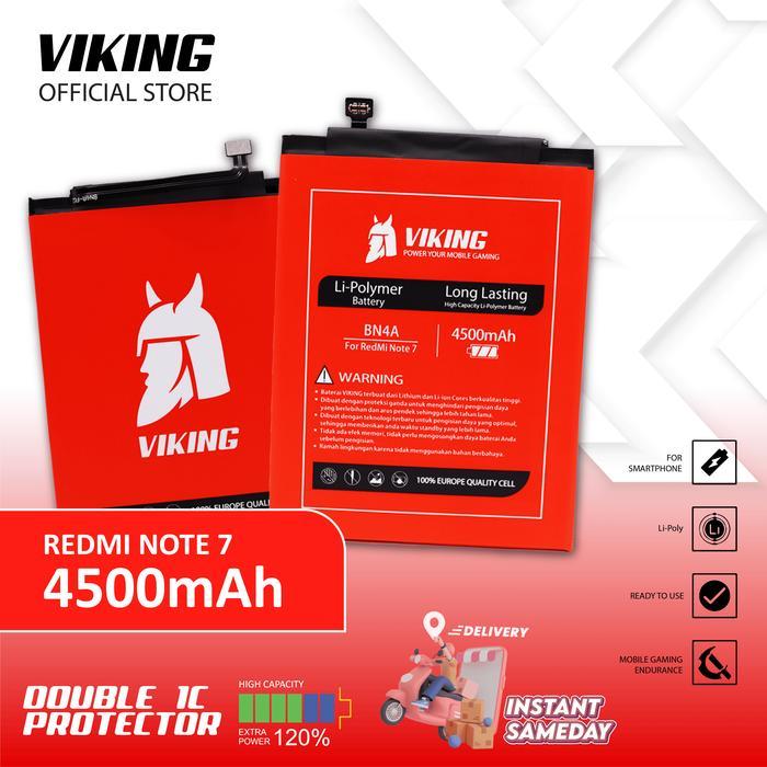 Viking Baterai For Redmi Note 7 - Note 7 Pro Bn4A Double Power