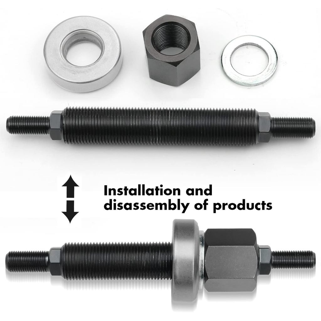 66515 Harmonic Balancer Installation Tool Compatible with Chevy 350 SBC BBC Cranks