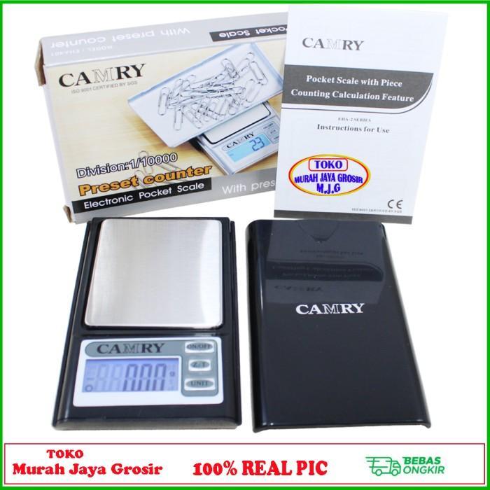 CAMRY POCKET SCALE 100-0.01 GRAM TIMBANGAN EMAS TIMBANGAN DIGITAL