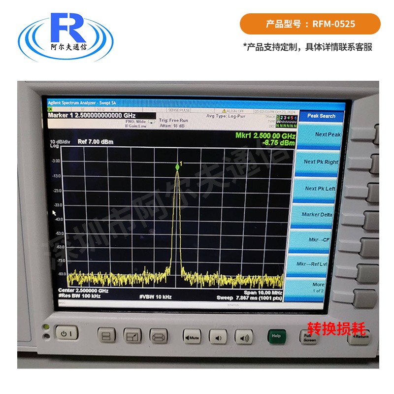 5-2500MHz RF Mixer, Microwave Up and Down Inverter L-band Mixer 1.2G 1.5G Mixer