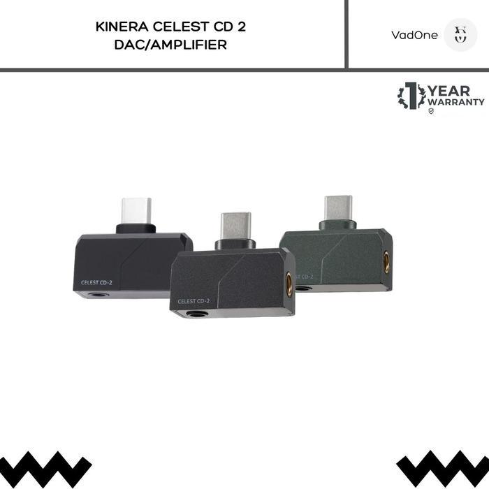 Kinera Celest CD-2 CD2 USB Type-C DAC/Amp Dongle Audio for IEM In Ear Monitor Headphone