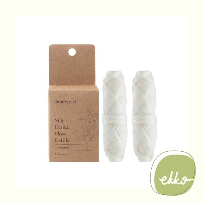 Silk Dental Floss Refill (Isi 2) / Benang Gigi Zero Waste Eco Friendly
