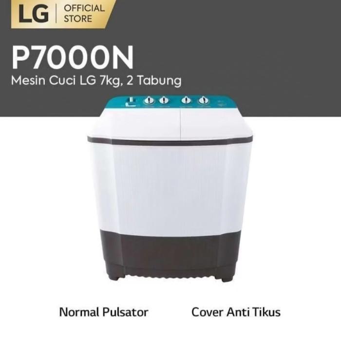 MESIN CUCI LG 2 TABUNG 7KG P7000N