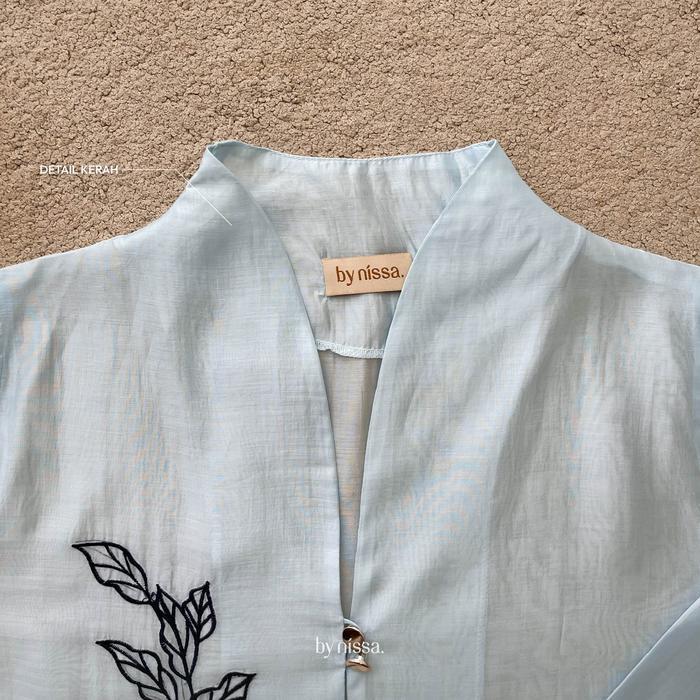 Bynissa - KHADEJA BAJU KURUNG - Pakaian Wanita - Atasan Tunik Melayu - Baju Kurung Bordir