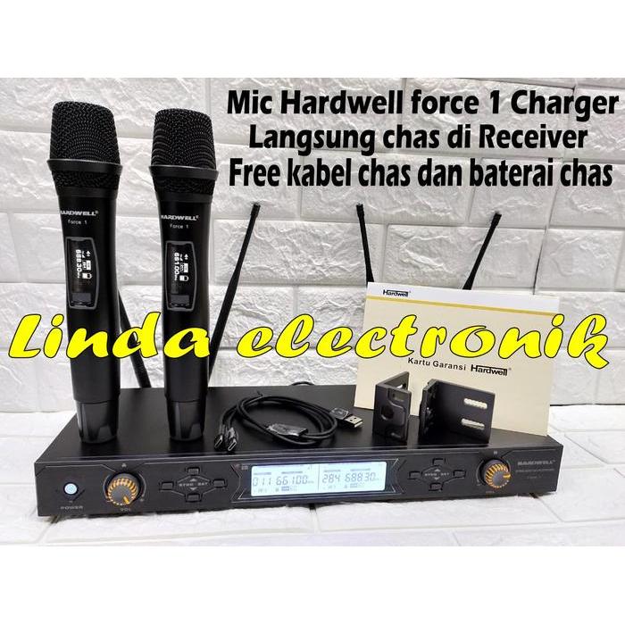 Mic Wireless Hardwell Force 1 2 Mic Charger Original Hardwell Force1