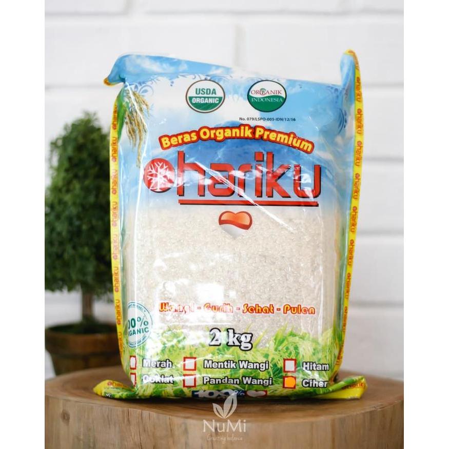 2kg Organic Ciherang Rice Beras Ciherang Organik HARIKU